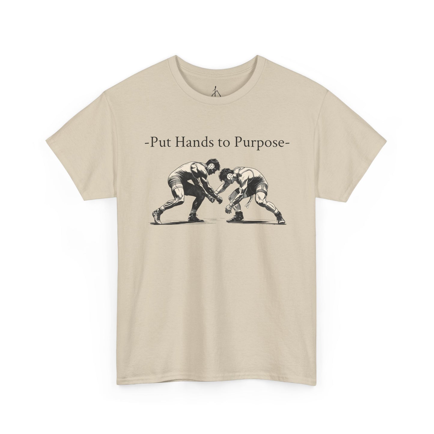 Wrestling Tee, "Put Hands to Purpose" Unisex Shirt for Wrestlers, , Graphic Tee