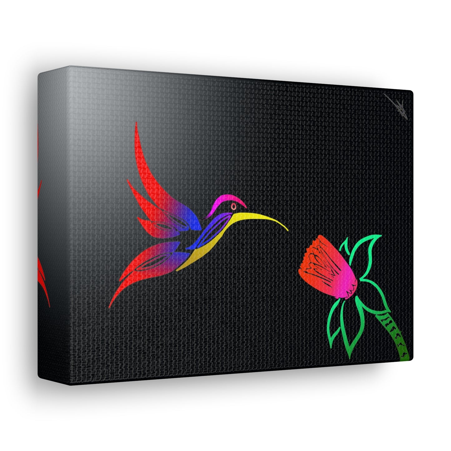 Canvas Gallery Wraps - Humming bird and flower