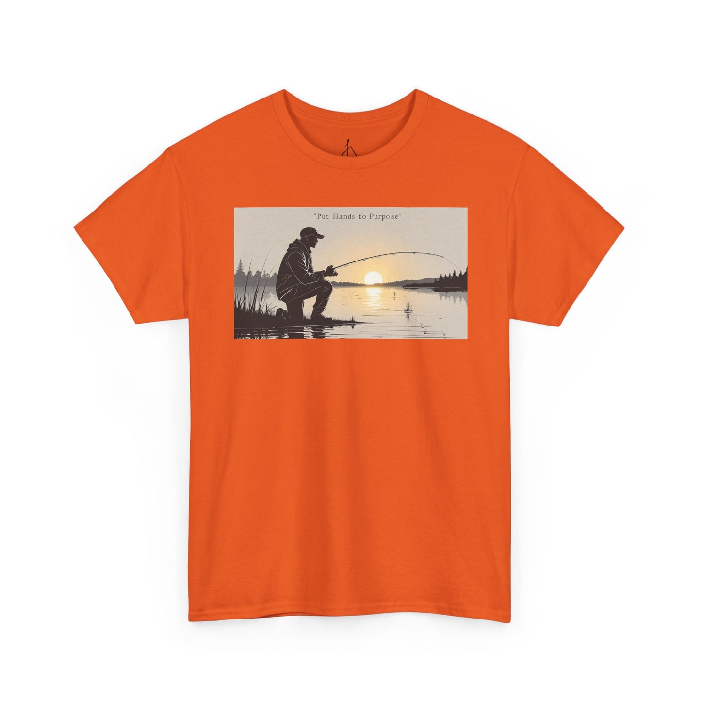 Fishing Graphic Tee, Put Hands to Purpose, Unisex T-Shirt