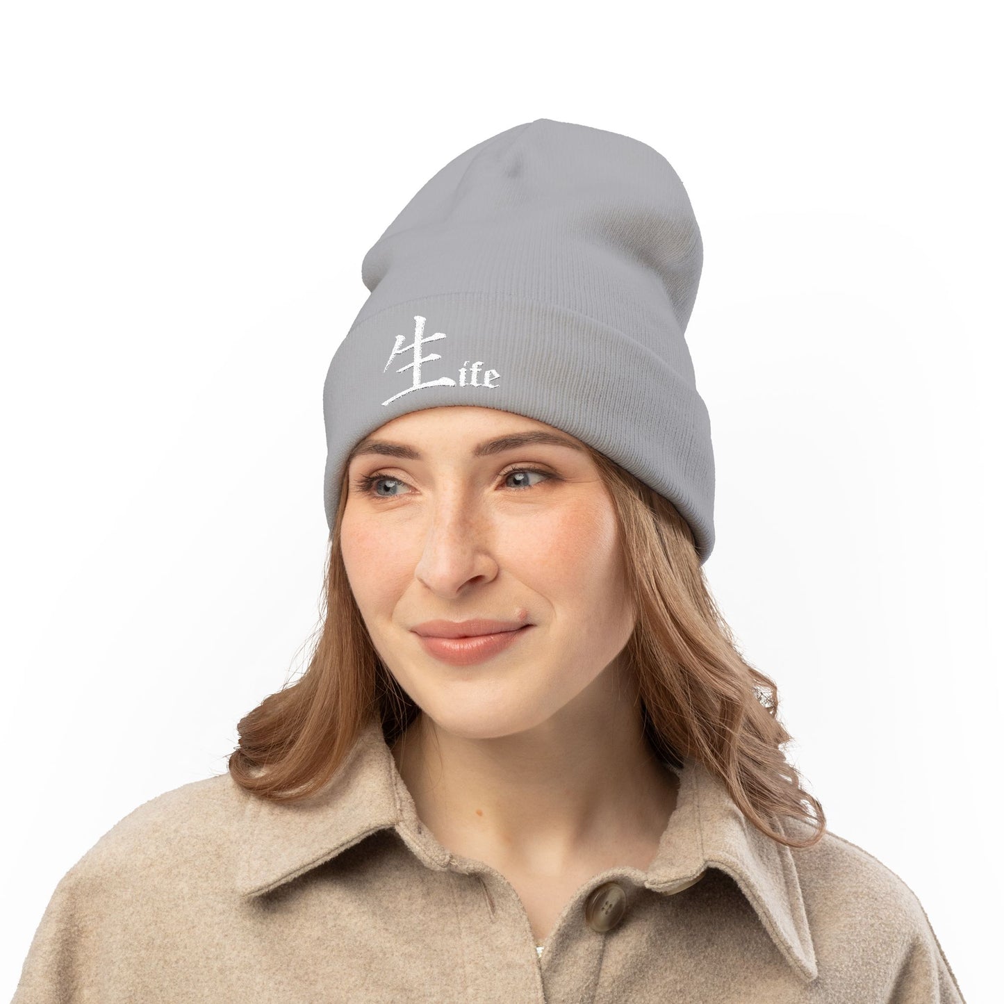 Life by Jack Spade embroidered Knit Beanie, Cuffed Winter Hat