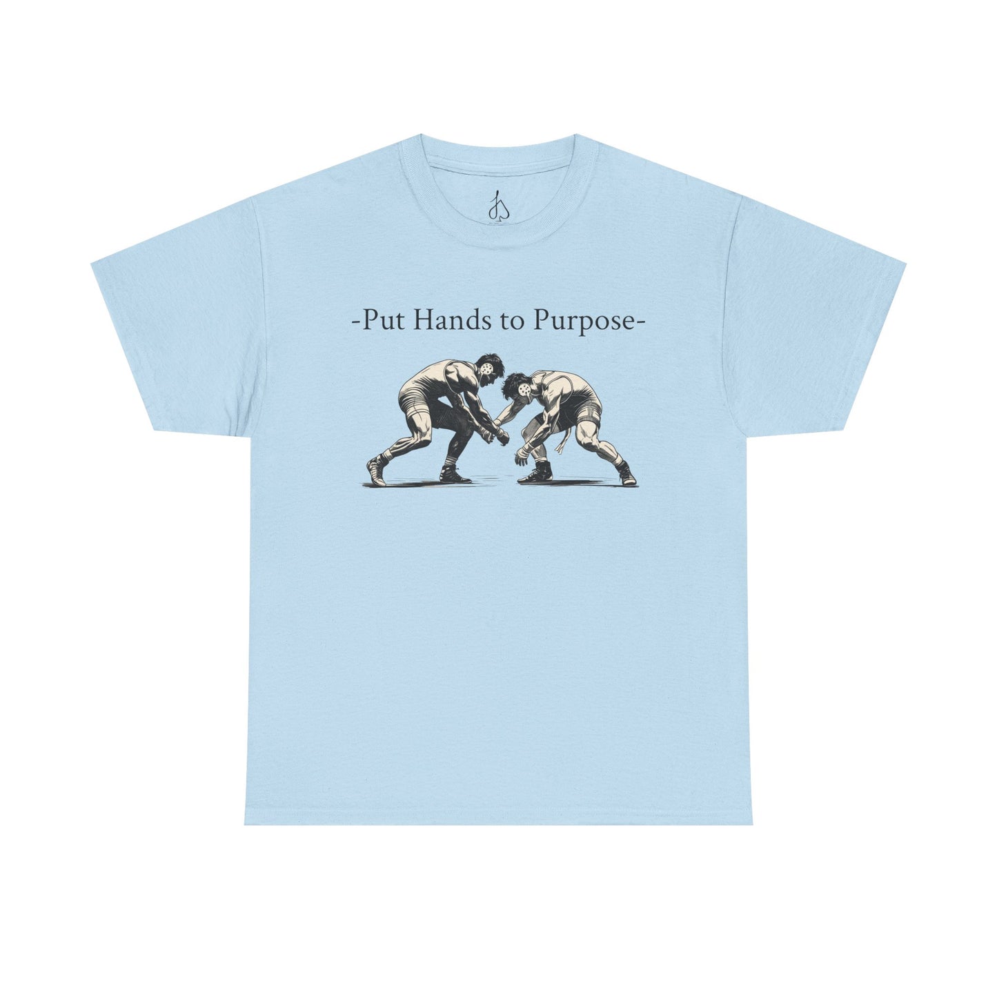 Wrestling Tee, "Put Hands to Purpose" Unisex Shirt for Wrestlers, , Graphic Tee