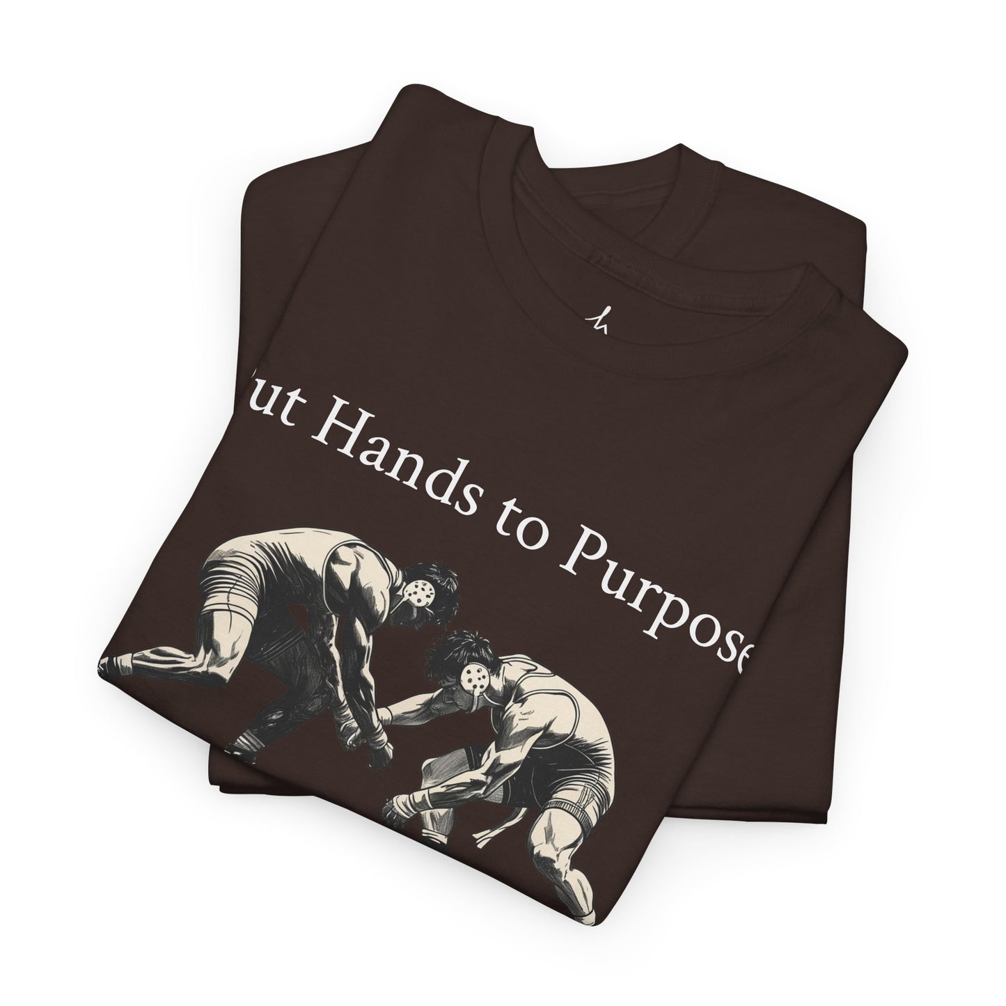 Wrestling Tee, "Put Hands to Purpose" Unisex Shirt for Wrestlers, , Graphic Tee