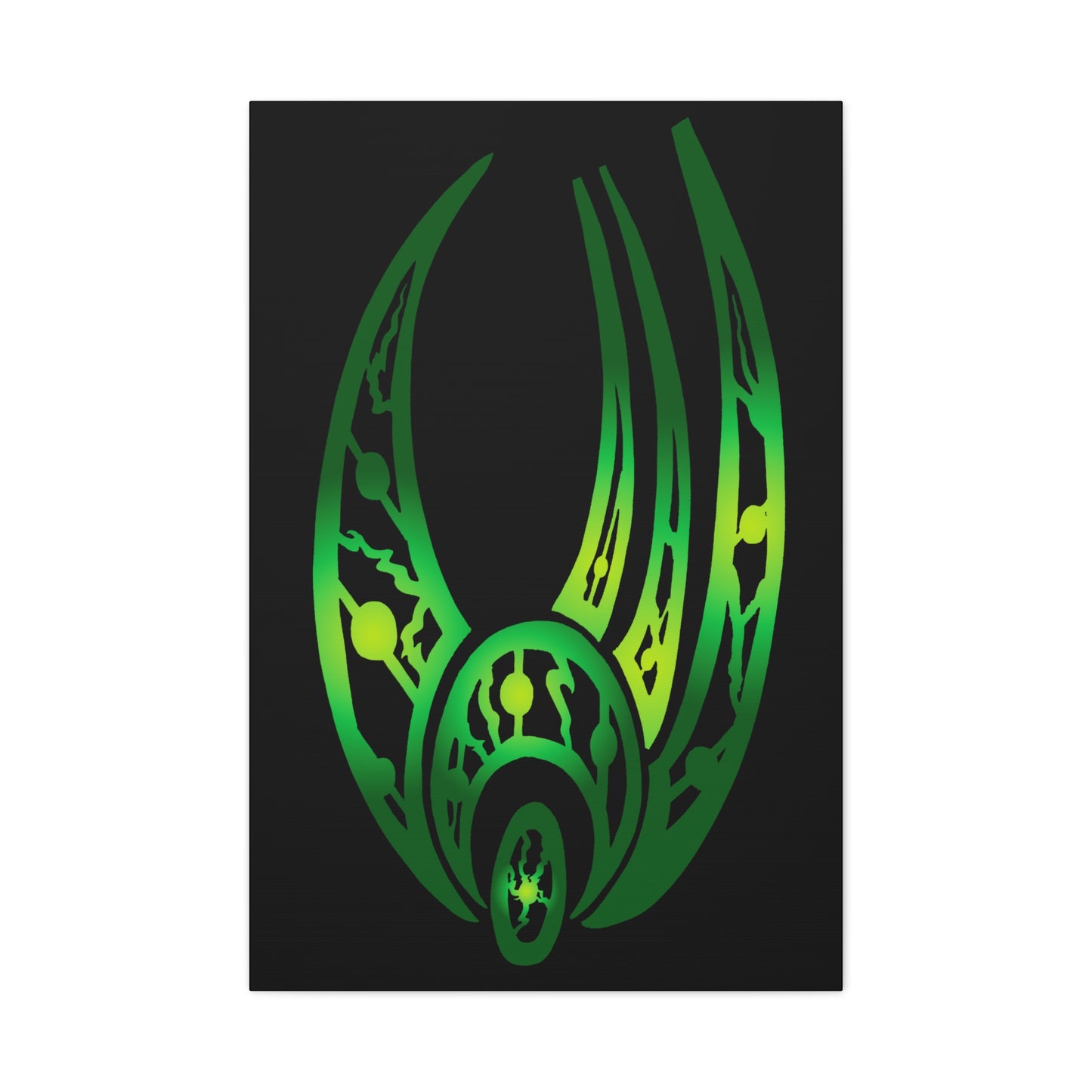 Custom Borg Logo Canvas Print Fan Art