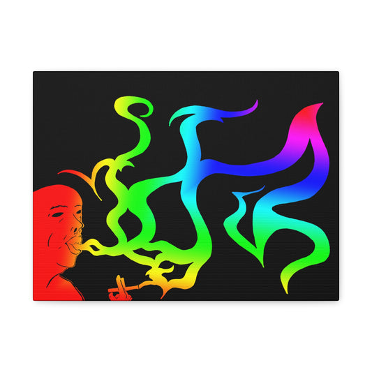 Canvas Gallery Wraps - Colorful Dreamer Smoker Vibrant Wall Art