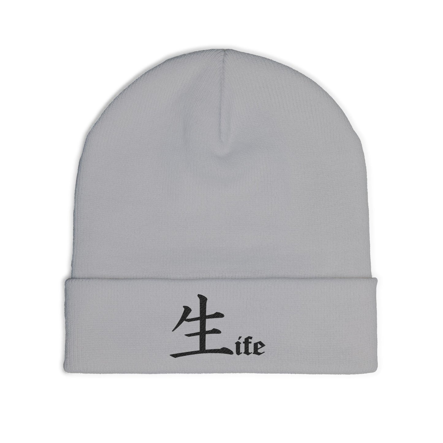 Life by Jack Spade embroidered Knit Beanie, Cuffed Winter Hat