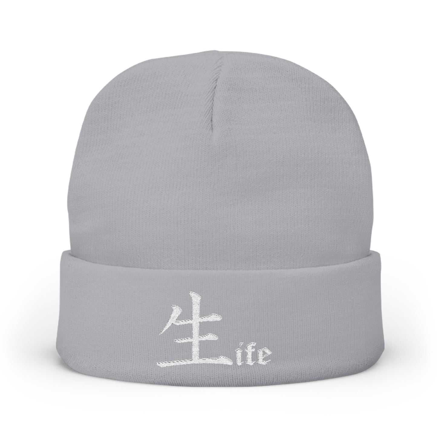 Life by Jack Spade embroidered Knit Beanie, Cuffed Winter Hat