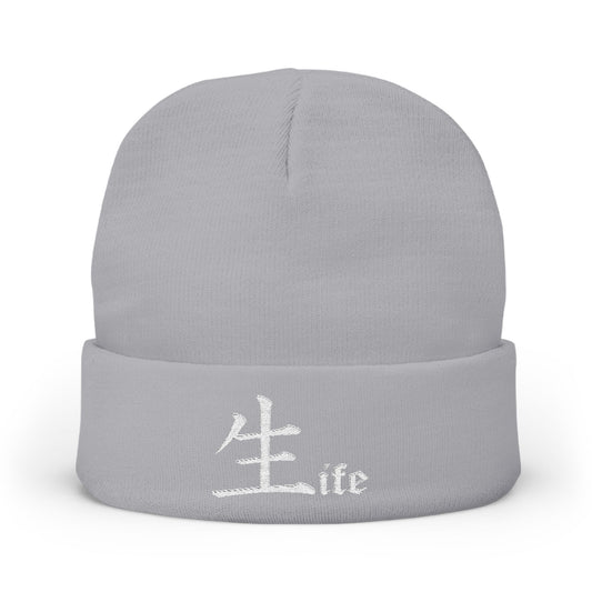 Life by Jack Spade embroidered Knit Beanie, Cuffed Winter Hat