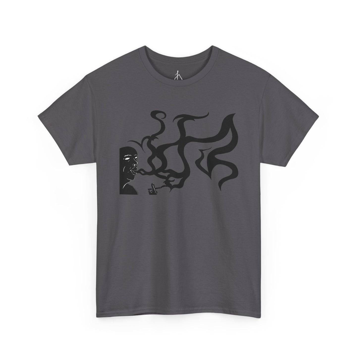 Calm Smoking Man Tee - Unisex Cotton