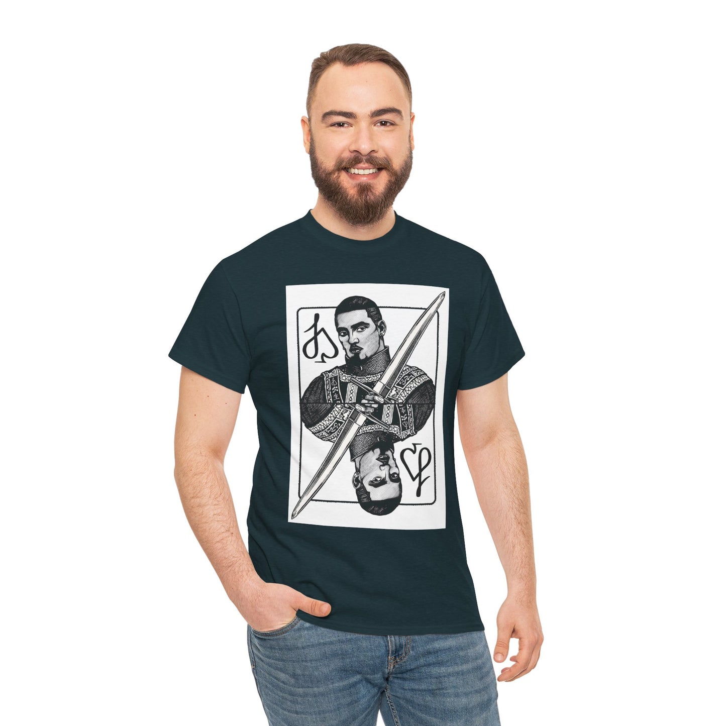 Jack of Spades Playing card, Graphic T-Shirt Alternate