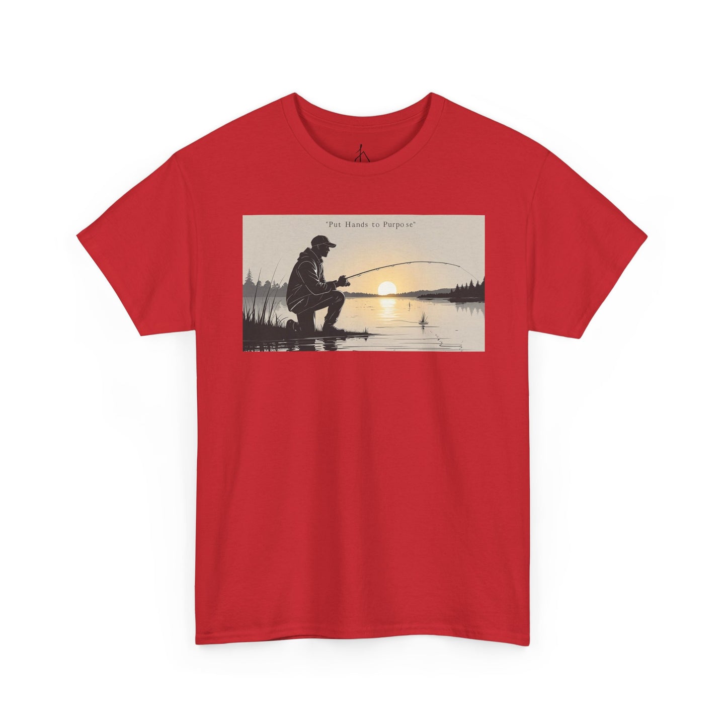 Fishing Graphic Tee, Put Hands to Purpose, Unisex T-Shirt
