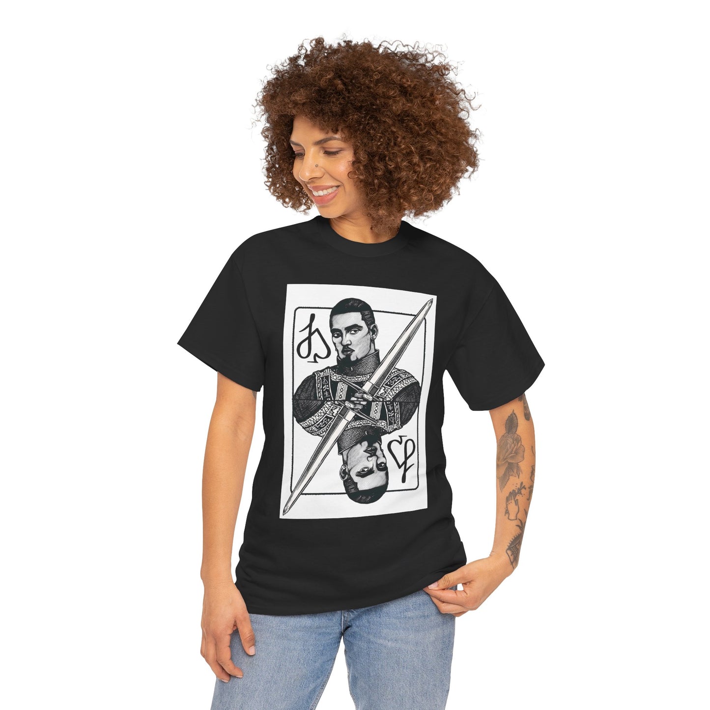 Jack of Spades Playing card, Graphic T-Shirt Alternate