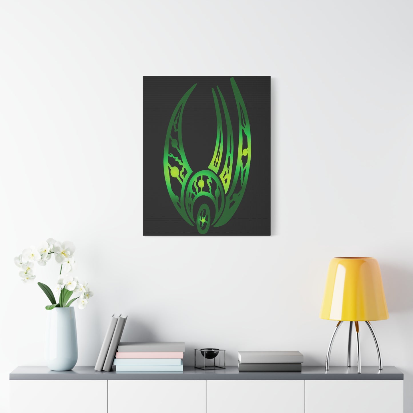 Custom Borg Logo Canvas Print Fan Art