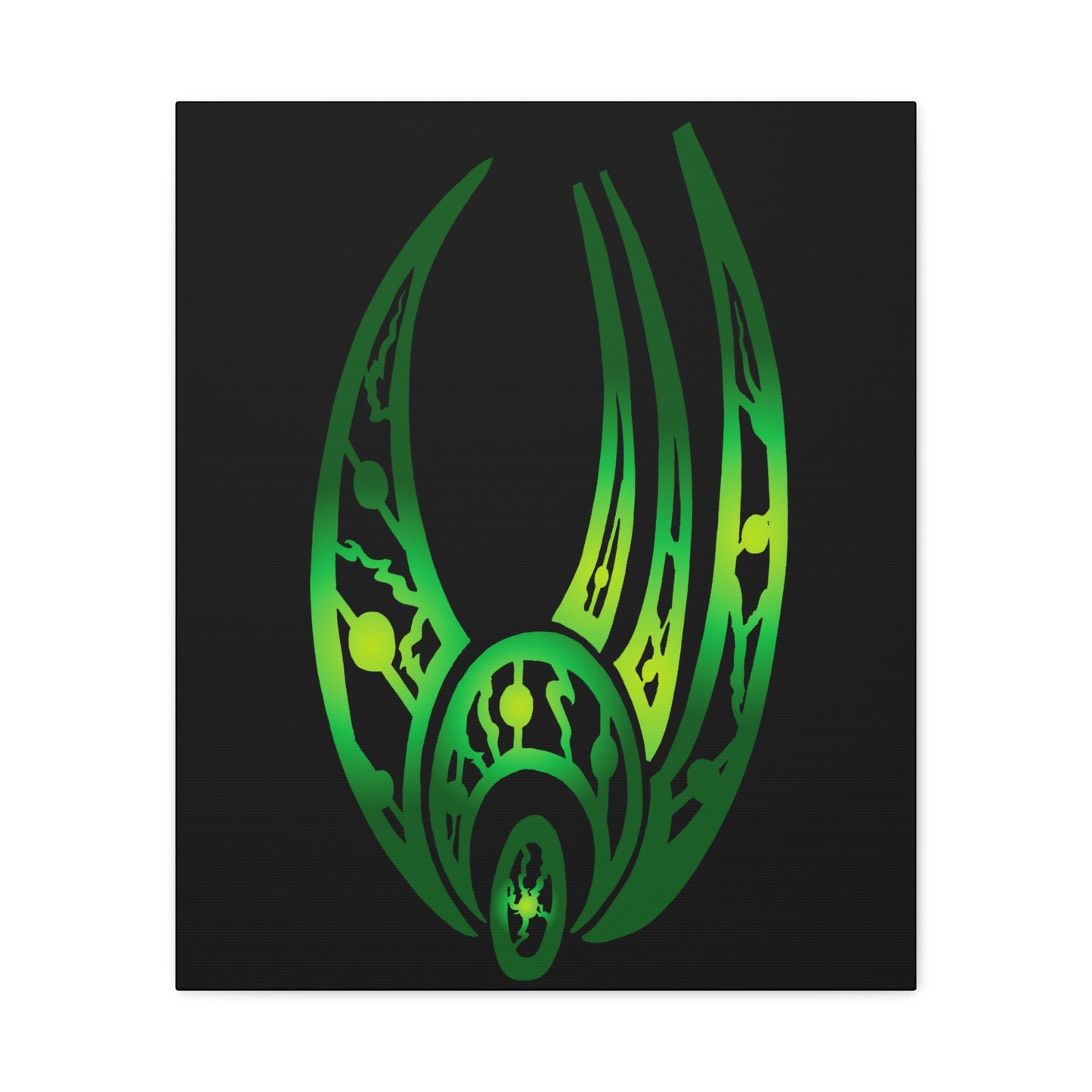 Custom Borg Logo Canvas Print Fan Art