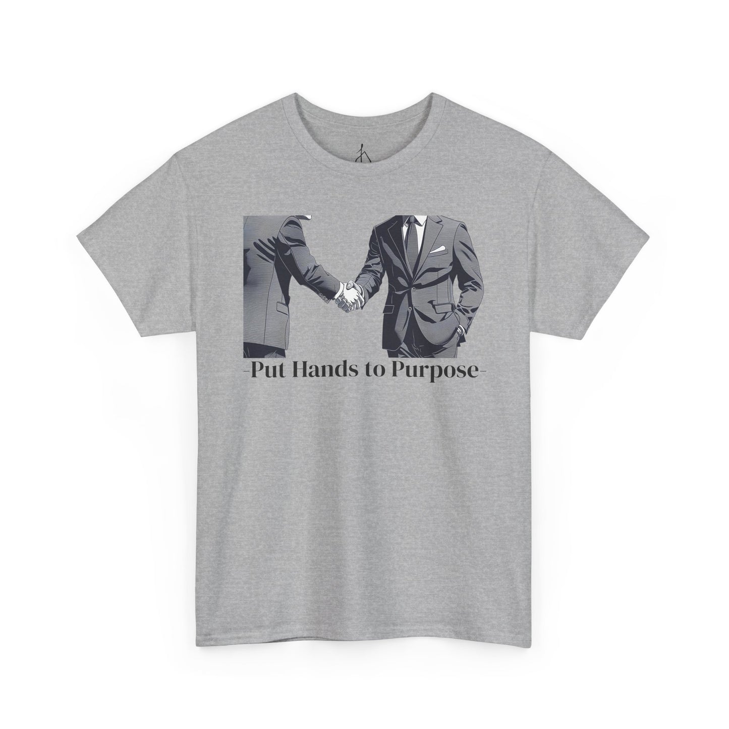 Business Men Shaking Hands Graphic T-Shirt "Put Hands to Purpose